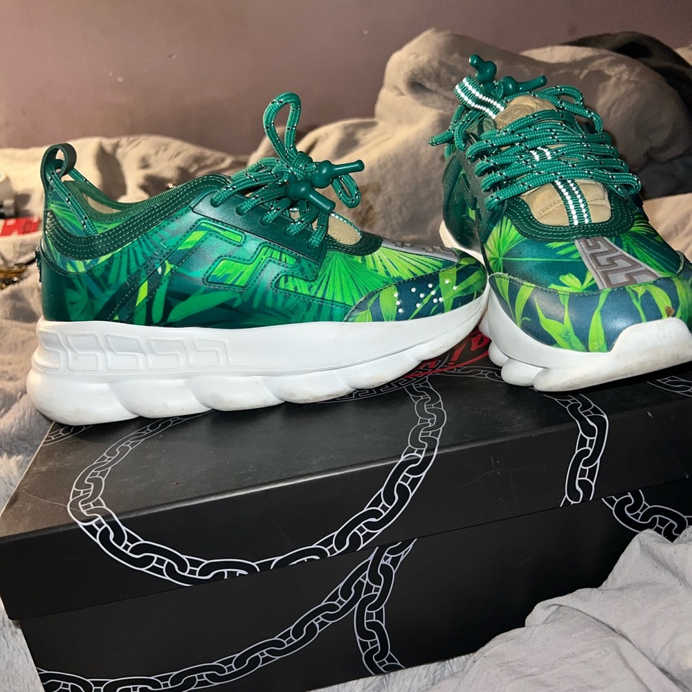 100% AUTHENTIC VERSACE  CHAIN SNEAKERS